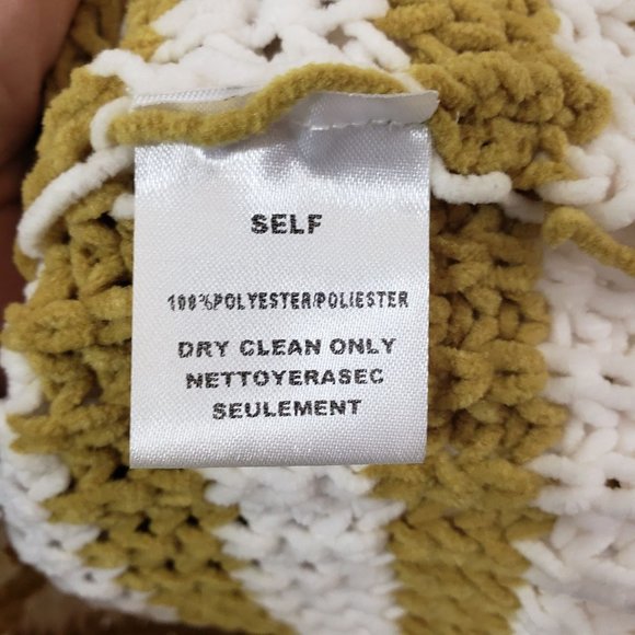 Adora super soft open knit striped slightly cropped sweater with wide sl… - Picture 6 of 7